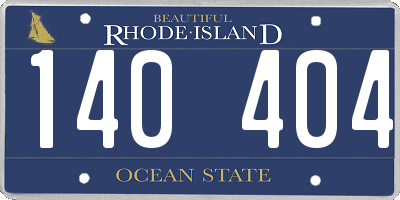 RI license plate 140404