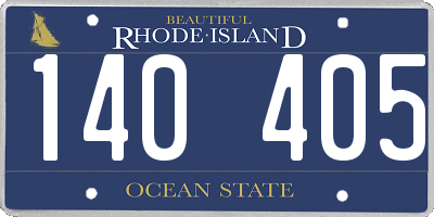 RI license plate 140405