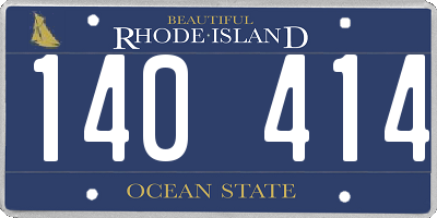 RI license plate 140414