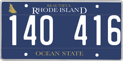 RI license plate 140416