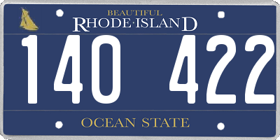 RI license plate 140422