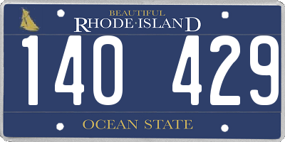 RI license plate 140429