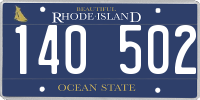 RI license plate 140502