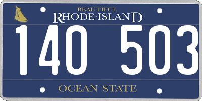RI license plate 140503