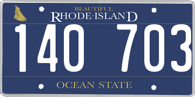 RI license plate 140703