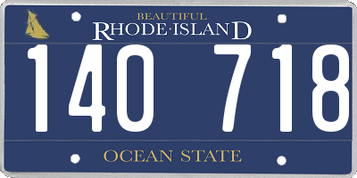 RI license plate 140718
