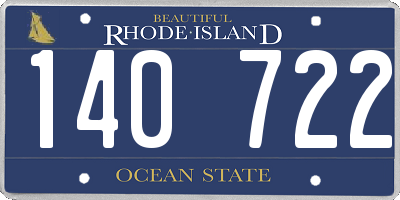 RI license plate 140722