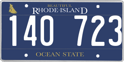 RI license plate 140723