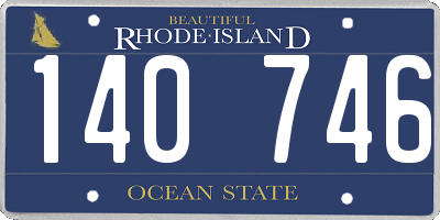 RI license plate 140746