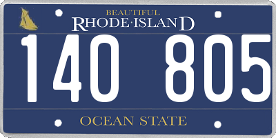 RI license plate 140805