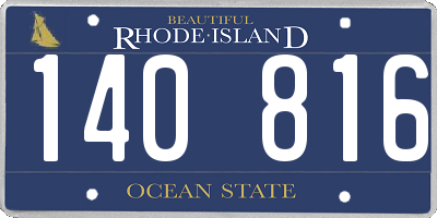 RI license plate 140816