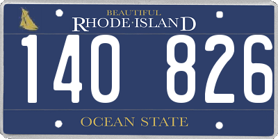 RI license plate 140826