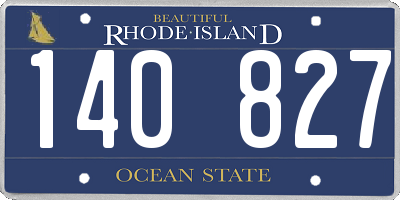 RI license plate 140827