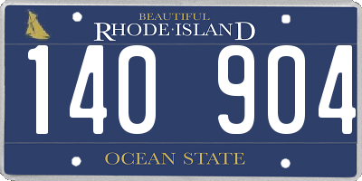 RI license plate 140904