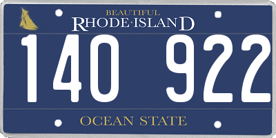 RI license plate 140922