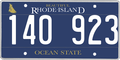 RI license plate 140923