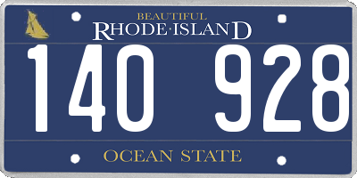 RI license plate 140928