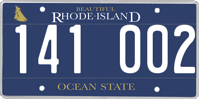RI license plate 141002