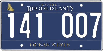 RI license plate 141007