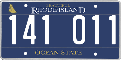 RI license plate 141011