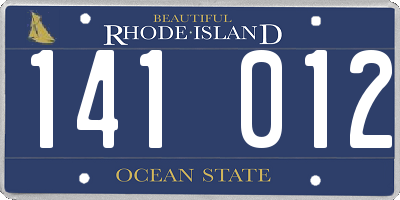 RI license plate 141012
