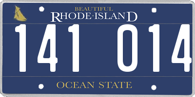 RI license plate 141014