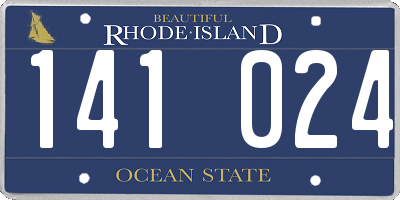 RI license plate 141024