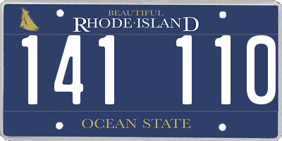 RI license plate 141110