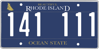 RI license plate 141111