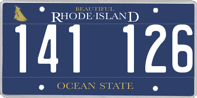 RI license plate 141126