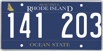 RI license plate 141203