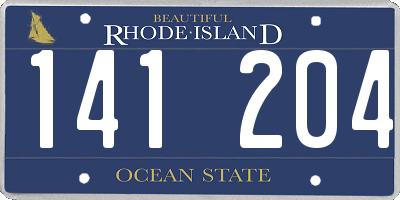 RI license plate 141204