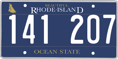 RI license plate 141207