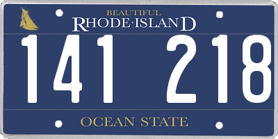 RI license plate 141218