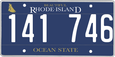 RI license plate 141746