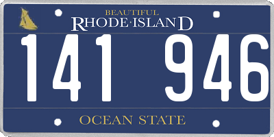 RI license plate 141946