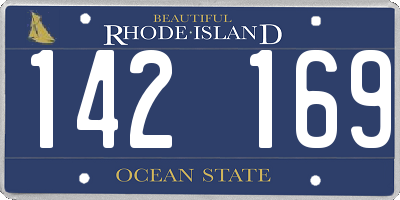 RI license plate 142169