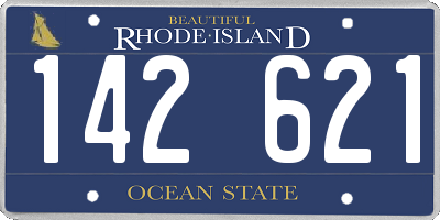 RI license plate 142621