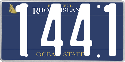 RI license plate 1441