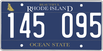 RI license plate 145095