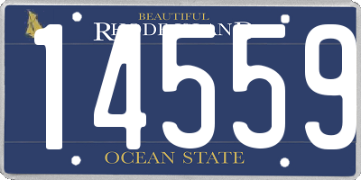 RI license plate 14559