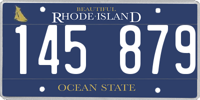 RI license plate 145879