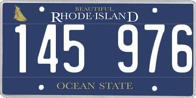RI license plate 145976