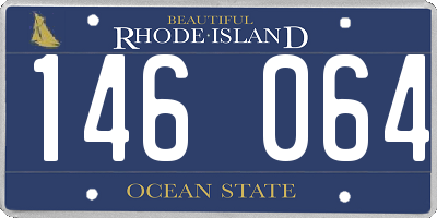 RI license plate 146064