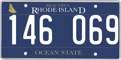 RI license plate 146069