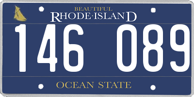 RI license plate 146089