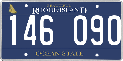 RI license plate 146090