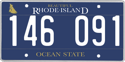 RI license plate 146091