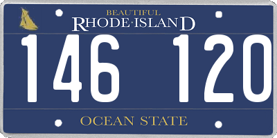 RI license plate 146120