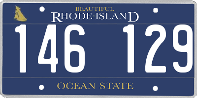 RI license plate 146129